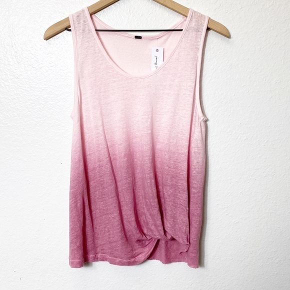 Young, Fabulous, and Broke Pink Ombre Women Top - Picture 1 of 5